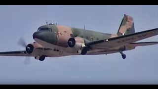 Tanagra Air Show 2008  HAF C47 Dacota [upl. by Blinnie727]