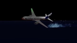 Aeroperú Flight 603 Roblox Crash Animation [upl. by Ynaffad747]