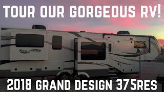 NEW FLOORPLAN RV TOUR OUR 2018 GRAND DESIGN SOLITUDE 375RES  FULLTIME RV LIVING  RV LIFESTYLE [upl. by Amanda]