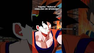 English or Spanish 😬 goku vegeta broly dragonball [upl. by Robison857]