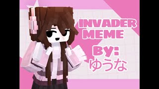 INVADER  minecraft animation meme [upl. by Devina]