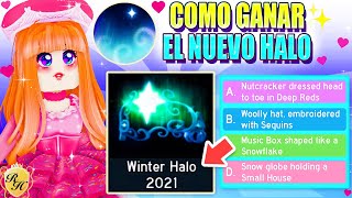 ✨ COMO GANAR el NUEVO HALO de INVIERNO 2021 🎀 TODAS las RESPUESTAS 👑 Royale High ROBLOX [upl. by Thorley267]