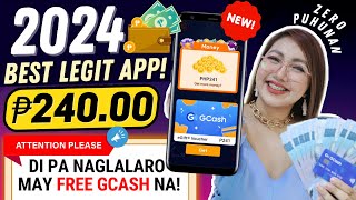 BEST GCASH LEGIT 2024 P200 AGAD DI PA NAGLALARO MAY PERA NA NO NEED INVITES WITH PROOF OF PAYOUT [upl. by Yann]