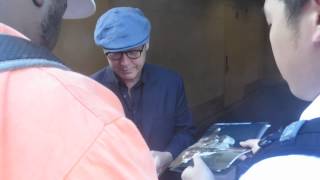 James Spader leaving Today Show after promoting The Blacklist new season amp signing for fans [upl. by Vergil272]