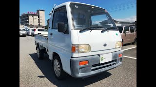 1992 Subaru sambar truck KS4132591 Japanese Mini Truck For sale Japan Kei truckUsed car vehicle [upl. by Nnaharas]