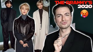 FASHION EXPERT Reviews BTS Red Carpet Fashion Part 3 The Grammys 2020 🥵 [upl. by Eislel]