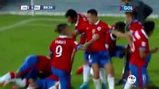 Chile vs Brasil 20 Eliminatorias Mundial Rusia 2018 [upl. by Areht498]