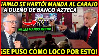 SE PUSO COMO L0C0 SALINAS PLIEGO ¡DUEÑO DE BANCO AZTECA SALIÓ A LL0RARLE AL PRESIDENTE AMLO CELEBRA [upl. by Aicelaf]