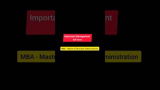 Important Full forms important management full forms  fullform fullforms gk gkquiz gkfacts [upl. by Asiil]