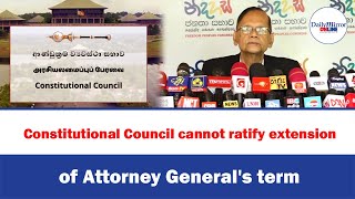 Constitutional Council cannot ratify extension of Attorney Generals term [upl. by Pleione]