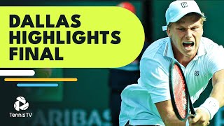 Jenson Brooksby vs Reilly Opelka For The Title  Dallas 2022 Finał Highlights [upl. by Lebama]