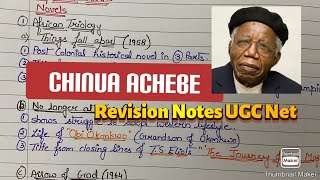 Chinua Achebe Things fall ApartAfrican Literature [upl. by Allain]