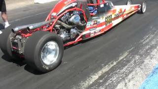 Bruce Adsero harley jr comp dragster sacramento 2010 may [upl. by Lelith]