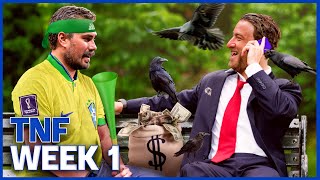 Dave Portnoy Opens Season With a 6 Figure Bet  Barstool Sports Advisors TNF  Brazil Game Week 1 [upl. by Perri]