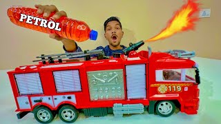 RC Flame Throwing Truck Testing  Chatpat toy tv [upl. by Edla]