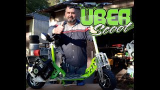 Whats Different About The 2020 UberScoot 70x 2 Speed Gas Scooter 633cc 2Stroke not 70cc or 71cc [upl. by Nevanod]