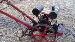 Merry Garden Auto Cultivator Antique Garden Tractor [upl. by Releehw]