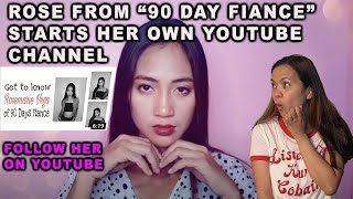 Rosemarie Vega from 90 Day Fiance starts her own YouTube channel [upl. by Ardnekat911]