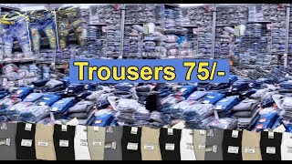 Cotton chinos amp Imported formal trousers Lycra pant trousers Wholesale market jeans chinos mumbai [upl. by Ocsirf298]