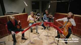 Danish String Quartet on Performance Today  quotValse from Lassequot [upl. by Ngo]