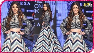 Jawani Jaaneman Actress Alaya F Stuns All As She Walks The Ramp At Lakme Fashion Week 2020 [upl. by Entroc291]