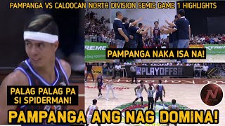 MPBL HIGHLIGHTS PAMPANGA VS CALOOCAN 2ND ROUND GAME 1 OCTOBER 27 2023 [upl. by Navannod]