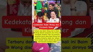 Kedekatan Baim Wong dan Kimberly Rider beritaterkini shortvideo baimwong [upl. by Wixted]