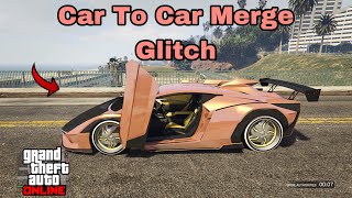 GTA 5 Online Car To Car Merge Glitch After Patch 169 for ps4 gta gta5online mergeglitch [upl. by Ailito]