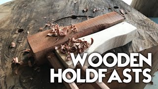 Woodworking At Home  Making Holdfasts [upl. by Hafeenah]