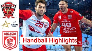 Veszprém Hc 🆚 Dinamo Bucuresti Handball Highlights EHF Champions League 2024 [upl. by Azerila]