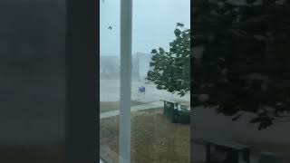 Derecho hurricane August 10 2020 in Cedar Rapids Iowa [upl. by Robers24]