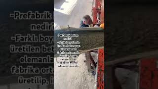 Prefabrik beton hakkındabeton youtubevideoshortvideo inşaat automobile [upl. by Bergwall]