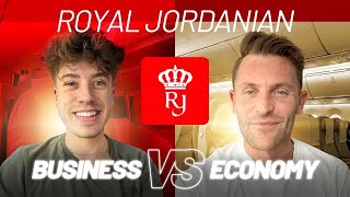 Is the ROYAL JORDANIAN 787 a hidden gem BUSINESS CLASS vs ECONOMY cabin comparison [upl. by Oiratno]