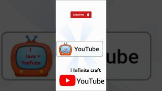 Craft YouTube in Infinite craft [upl. by Imhsar]