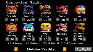 Yuk Kukenalin Sama Yg Namanya quotMUSTAHILquot FNAF 2 1020 Mode [upl. by Neyut]