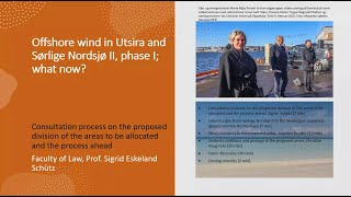 Offshore wind in Utsira and Sørlige Nordsjø II phase I what now [upl. by Foscalina211]