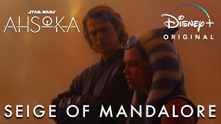 Anakin At The Seige of Mandalore  Star Wars Ahsoka Episode 5  Disney [upl. by Noivax]