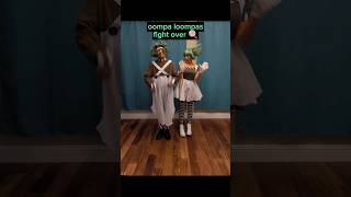 Shocking Oompa Loompa Fight Erupts for Chocolate 🍫 funny shorts willywonka [upl. by Ortiz735]