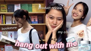 come hanging out with me • dinner date jalanjalan ke mall jogja skincare review bookstore etc [upl. by Coats]