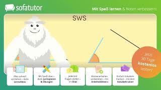 Kongruenzsatz SWS Erklärung – Definition amp Konstruktionsbeschreibung [upl. by Zohar90]