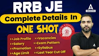 RRB JE 2024 Notification  RRB JE Exam Pattern Syllabus Promotion Salary amp Vacancy  Full Details [upl. by Louisette]