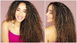 MY BEST CURLY HAIR ROUTINE YET  Shingling Method [upl. by Wilfred]