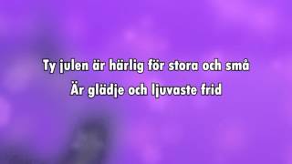 När det lider mot jul karaoke  lyrics [upl. by Terrel167]