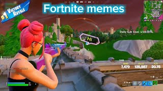 Fortnite The Meme Collection [upl. by Hcone9]