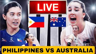 LIVE NOW❗ PHILIPPINES VS AUSTRALIA AVC CHALLENGE CUP VOLLEYBALL 2024 LIVE TODAY [upl. by Wavell]