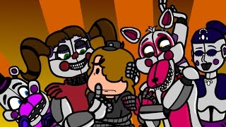 Fnaf sister location ANIMATED [upl. by Eeznyl]