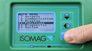 Electromagnetic flowmeter FLOWIZ MV  ISOMAG How to set the totalizer unit of measure [upl. by Art]