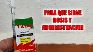 trueno plus para que sirve dosis y administracion [upl. by Sedicla876]