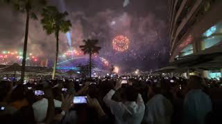 Full Sydney 20232024 NYE fireworks from Circular Quay [upl. by Silirama]