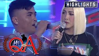 Riclas calls Vice quotSirquot  Its Showtime Mr Q and A [upl. by Ybhsa]